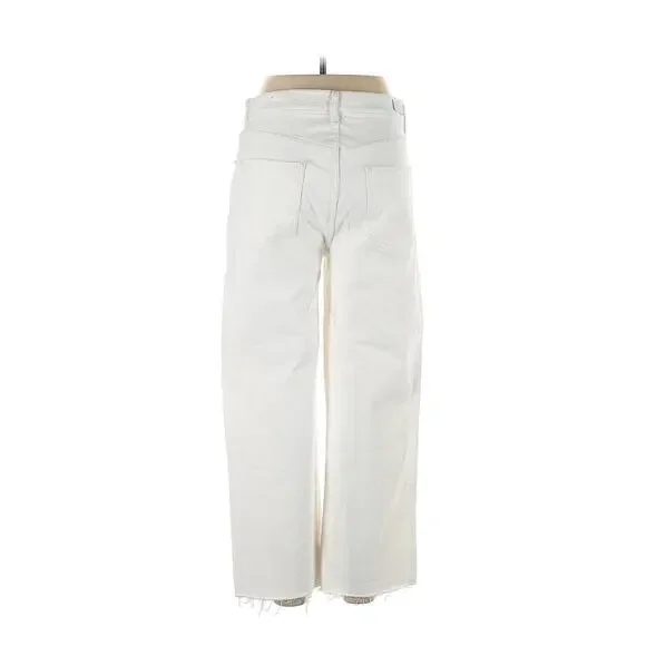 Le Jean Los Angeles Straight Leg High Rise Jeans 31 X 27.5 - Picture 2 of 4